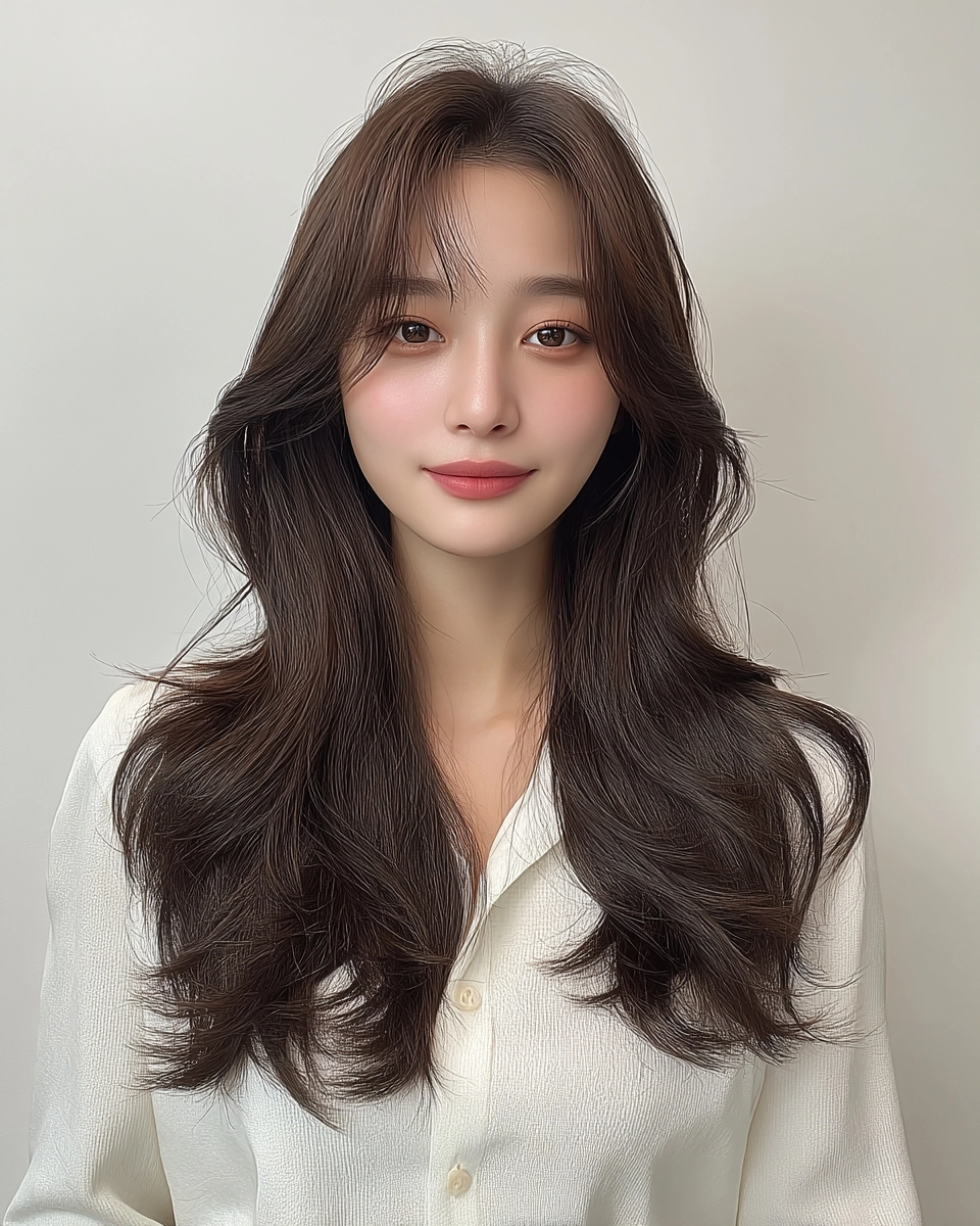 8 Elegant Wavy Hair Styles Seoul | Korea Hair Salon 8 elegant wavy hair Seoul - Style 5 at Korea Hair Salon Seoul