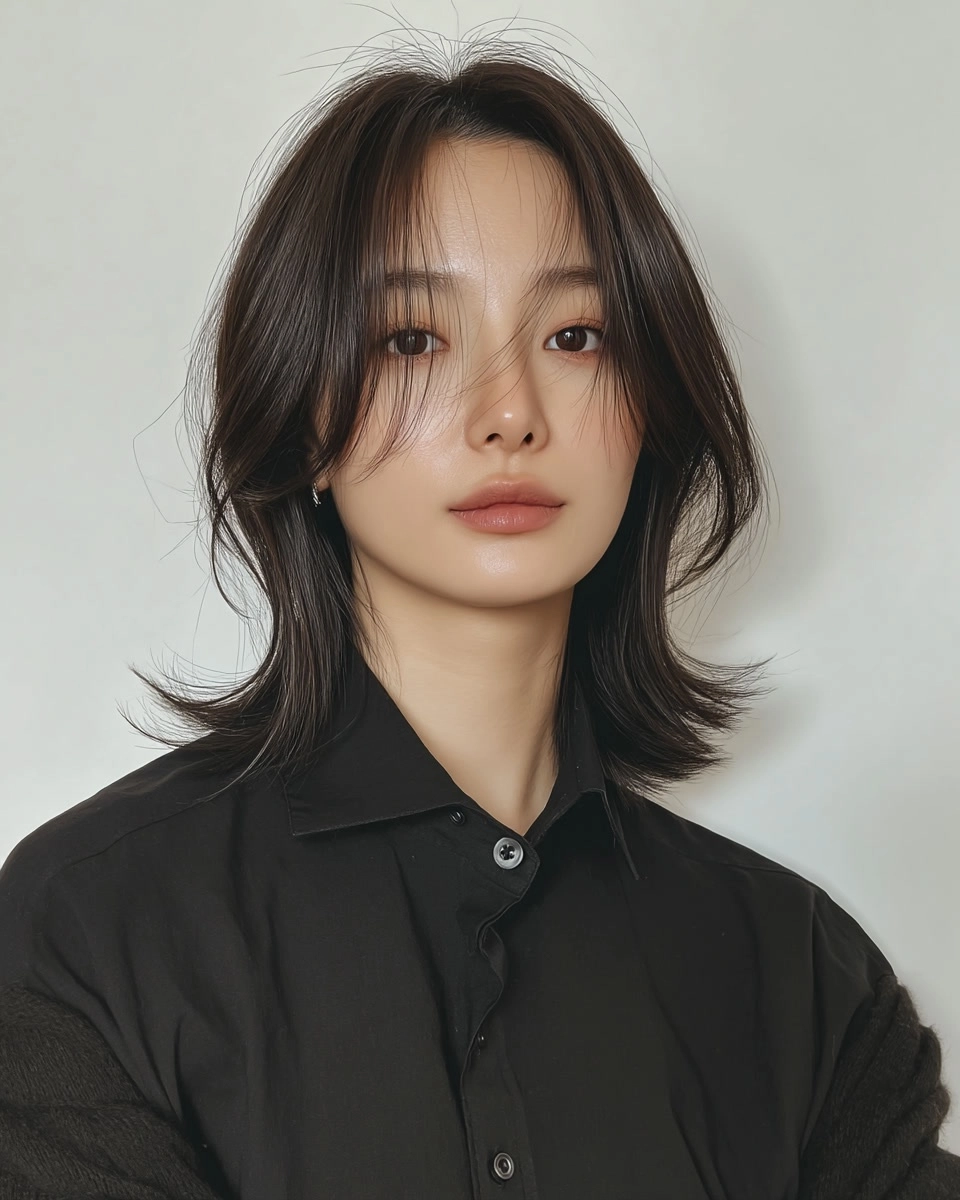 8 Elegant Wavy Hairstyles Seoul | Korea Hair Salon 4 elegant wavy hairstyles Seoul - Style 2 at Korea Hair Salon Seoul