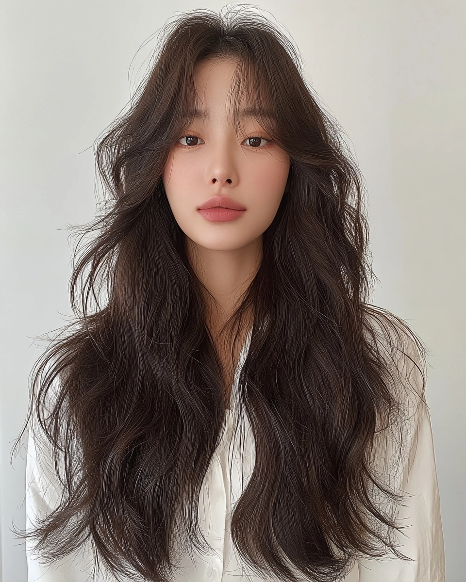8 Hairstyles for Long Faces 2026 | Korea Hair Salon 5 hairstyles for long faces 2026 - Style 3 at Korea Hair Salon Seoul