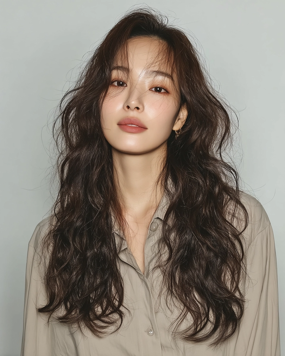 8 Hairstyles for Long Faces 2026 | Korea Hair Salon 5 hairstyles for long faces 2026 - Style 3 at Korea Hair Salon Seoul