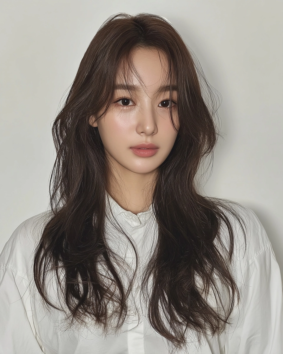 8 Hairstyles for Long Faces 2026 | Korea Hair Salon 11 hairstyles for long faces 2026 - Style 8 at Korea Hair Salon Seoul