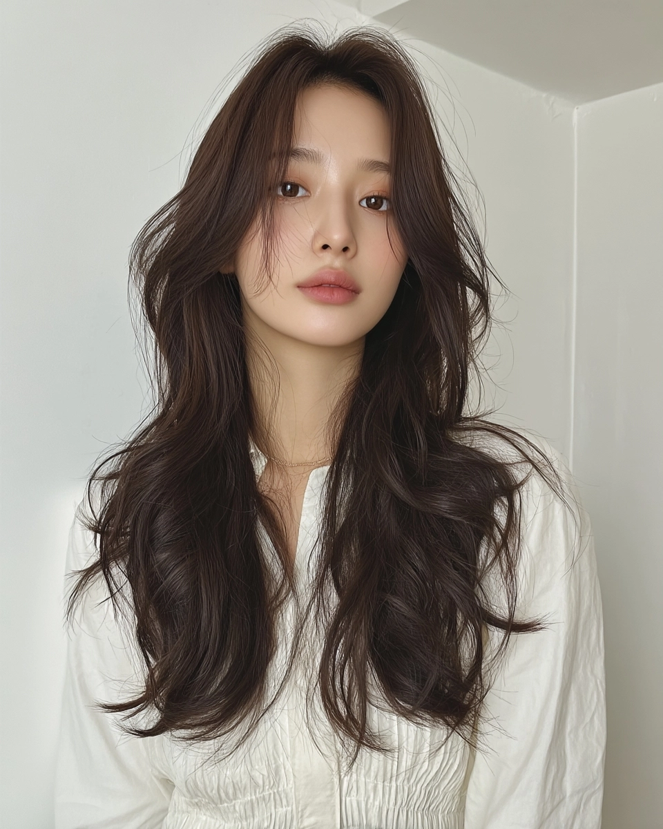 8 Hairstyles for Long Faces in Seoul | Korea Hair Salon 8 hairstyles for long faces in Seoul - Style 5 at Korea Hair Salon Seoul