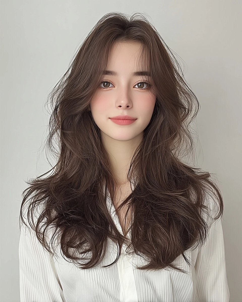 8 Hairstyles for Long Faces in Seoul | Korea Hair Salon 11 hairstyles for long faces in Seoul - Style 8 at Korea Hair Salon Seoul