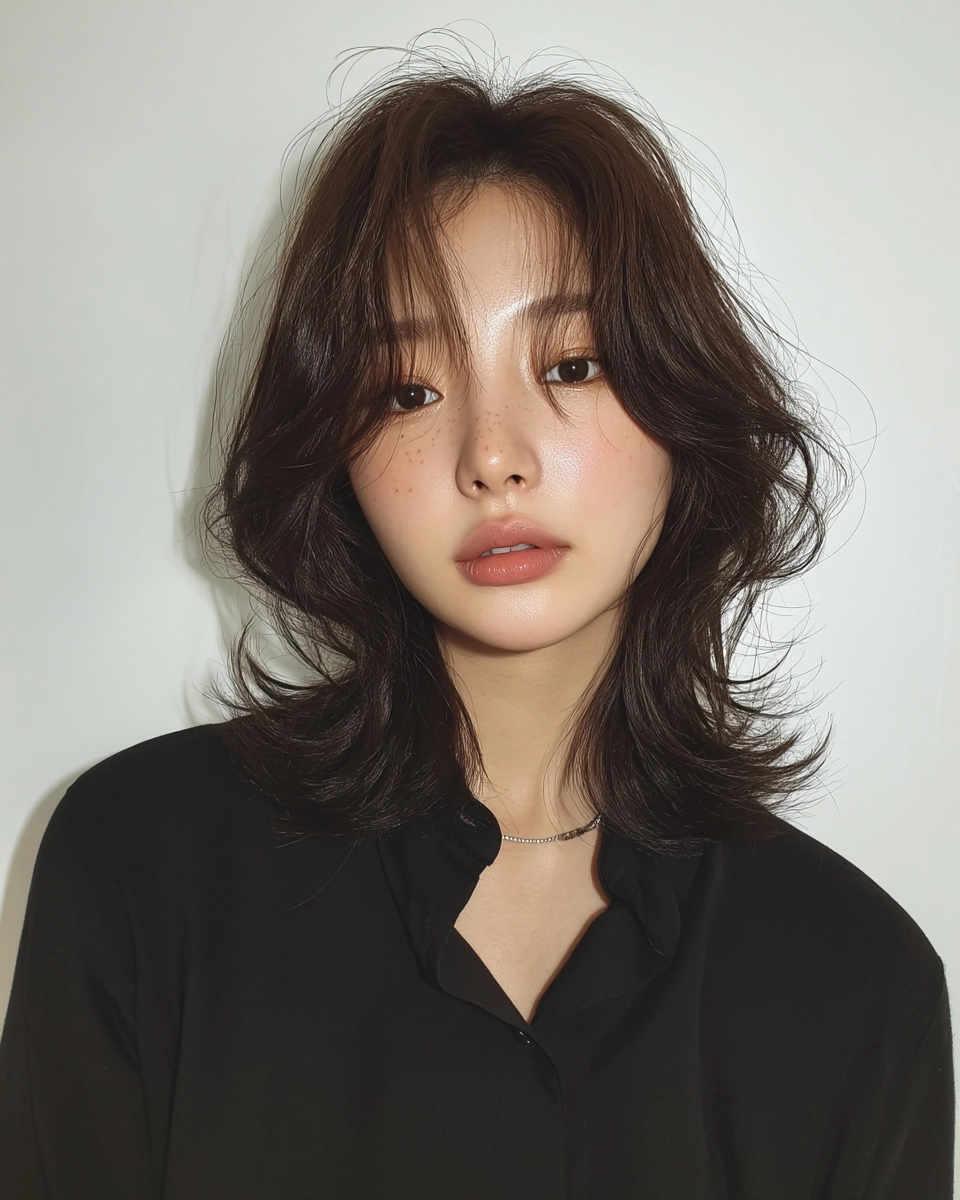 8 Layered Haircuts for 2026 | Korea Hair Salon 8 layered haircuts Korea 2026 - Style 5 at Korea Hair Salon Seoul