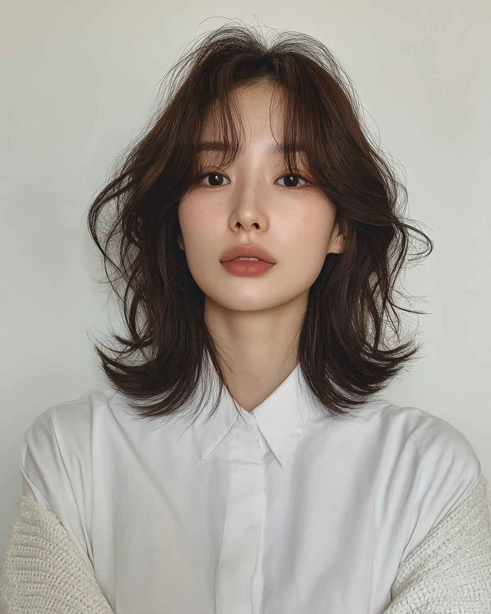 8 Layered Haircuts for 2026 | Korea Hair Salon 11 layered haircuts Korea 2026 - Style 8 at Korea Hair Salon Seoul