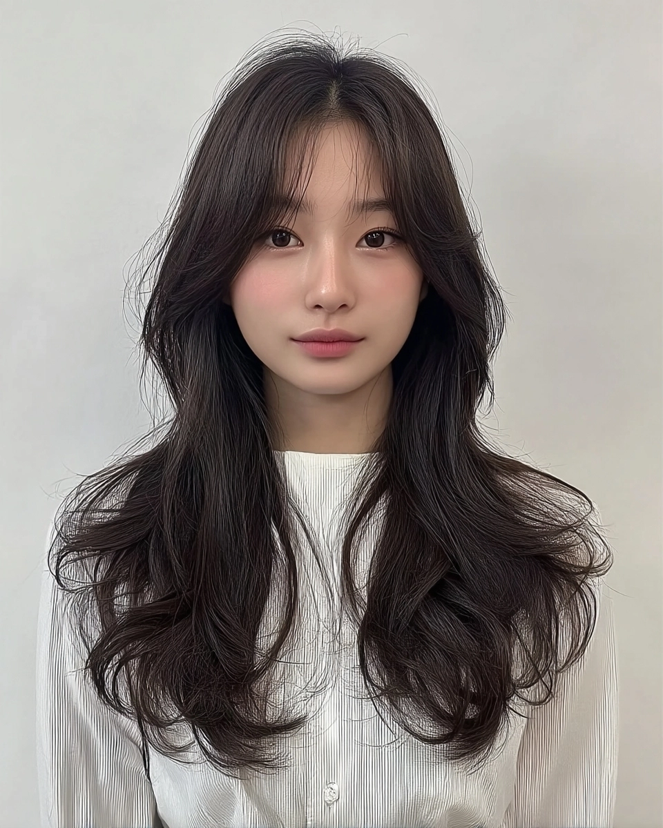 8 Layered Haircuts Seoul 2026 | Korea Hair Salon 4 layered haircuts Seoul 2026 - Style 2 at Korea Hair Salon Seoul