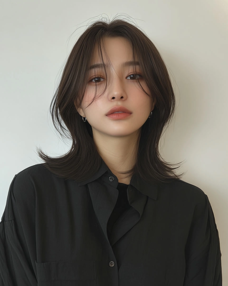 8 Layered Haircuts Seoul 2026 | Korea Hair Salon 8 layered haircuts Seoul 2026 - Style 5 at Korea Hair Salon Seoul