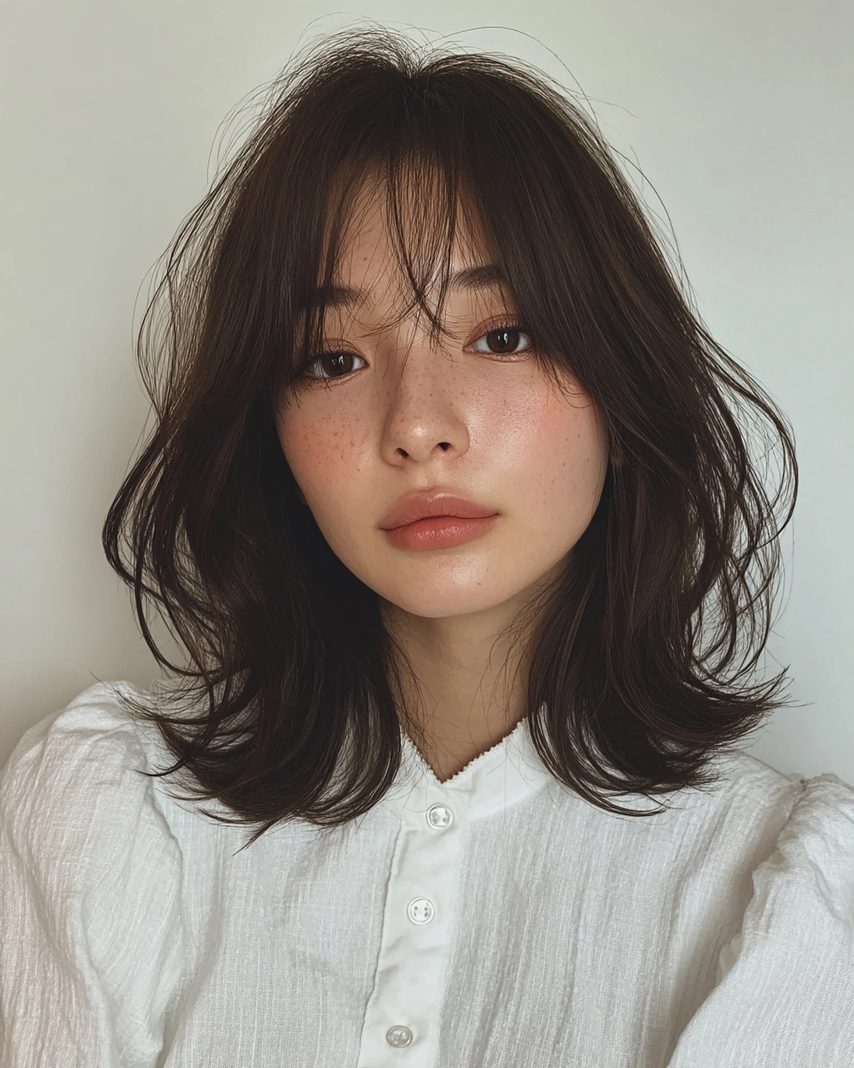 8 Layered Haircuts Seoul 2026 | Korea Hair Salon 9 layered haircuts Seoul 2026 - Style 6 at Korea Hair Salon Seoul