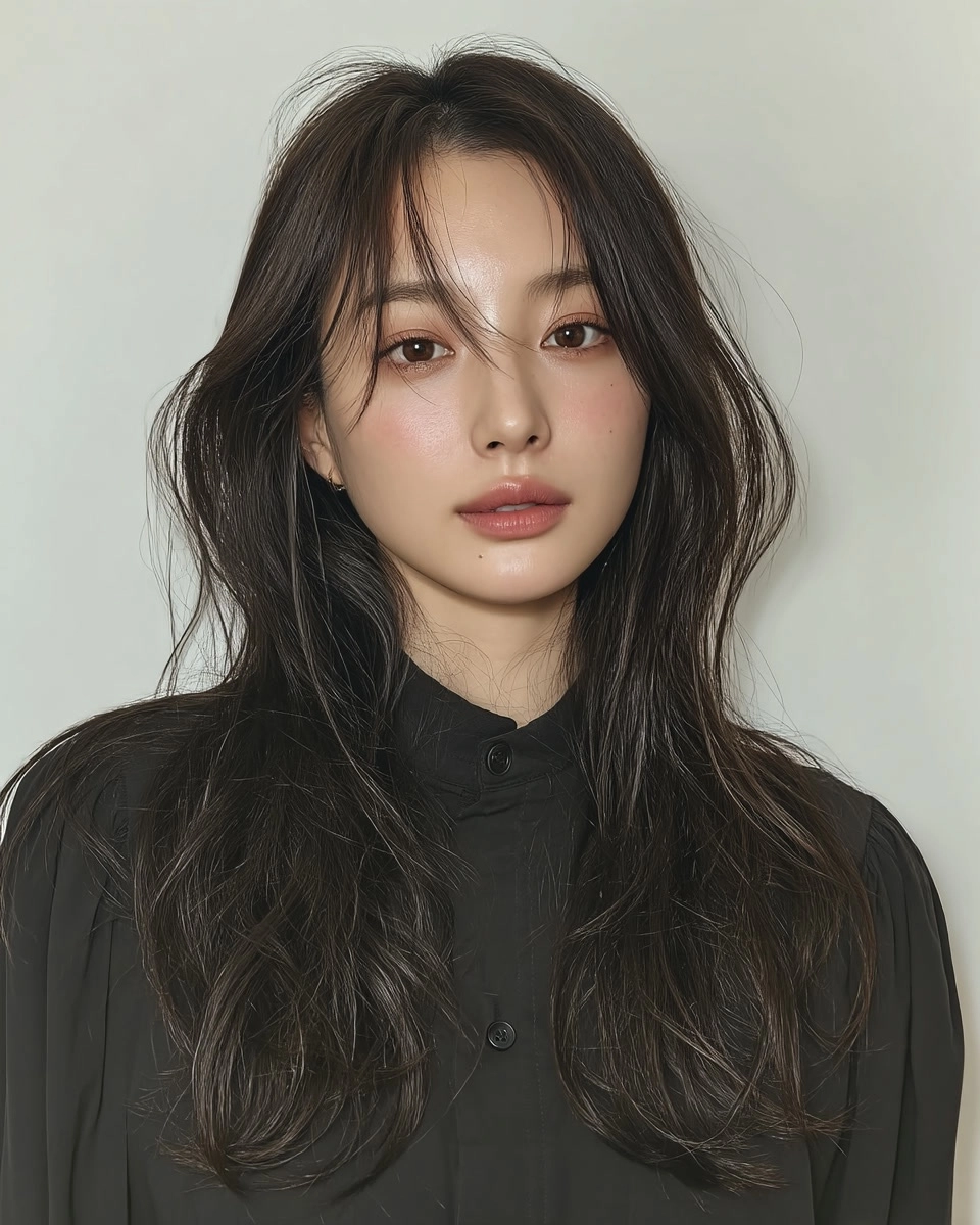 8 Layered Haircuts Seoul 2026 | Korea Hair Salon 10 layered haircuts Seoul 2026 - Style 7 at Korea Hair Salon Seoul