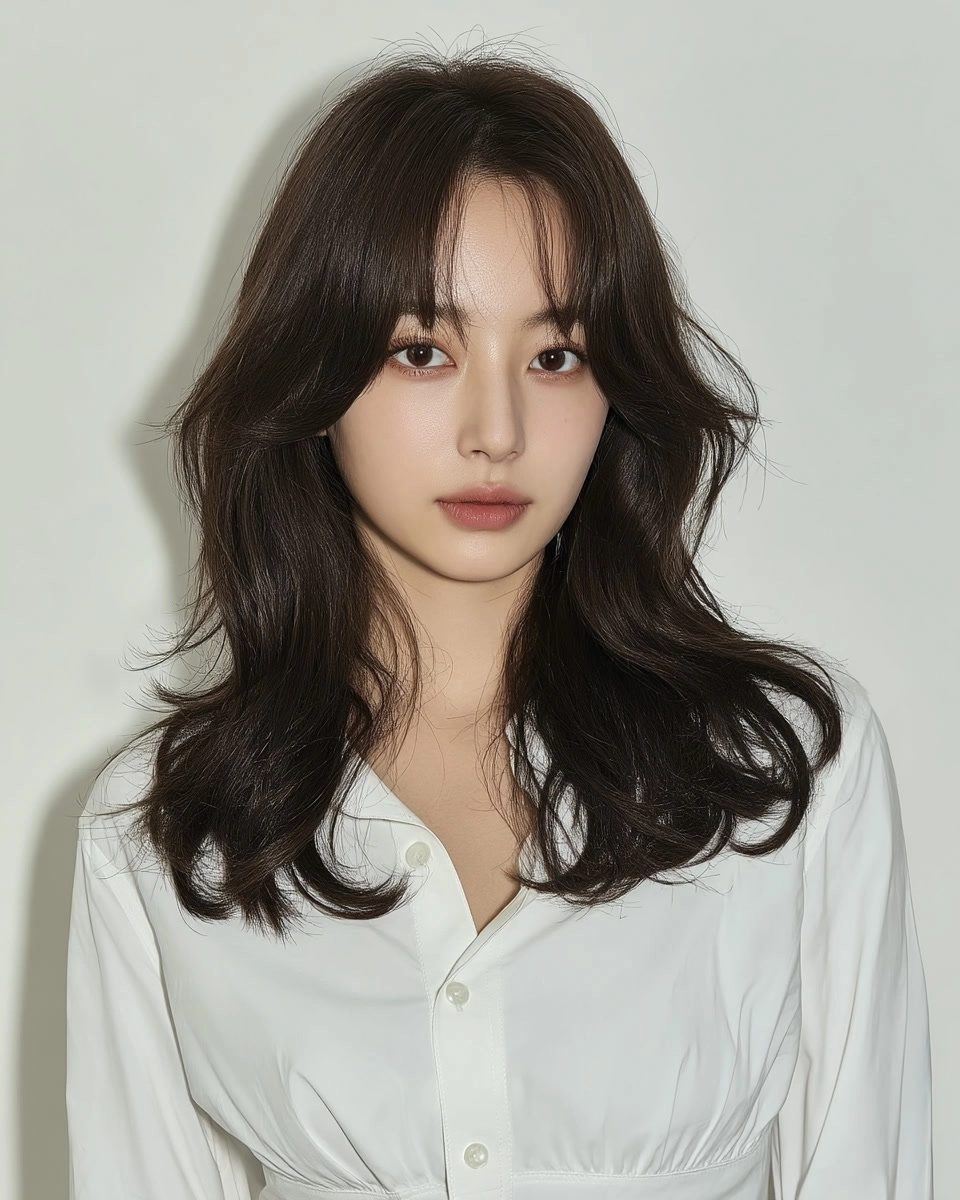 8 Layered Korean Hair Styles 2026 | Korea Hair Salon 5 layered Korean hair styles 2026 - Style 3 at Korea Hair Salon Seoul