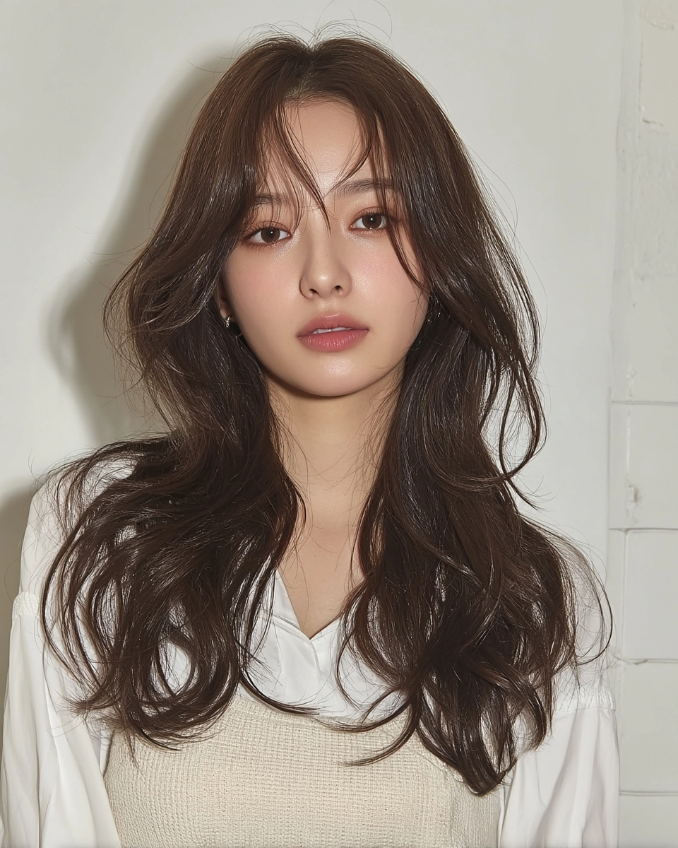 8 Layered Korean Hair Styles 2026 | Korea Hair Salon 10 layered Korean hair styles 2026 - Style 7 at Korea Hair Salon Seoul