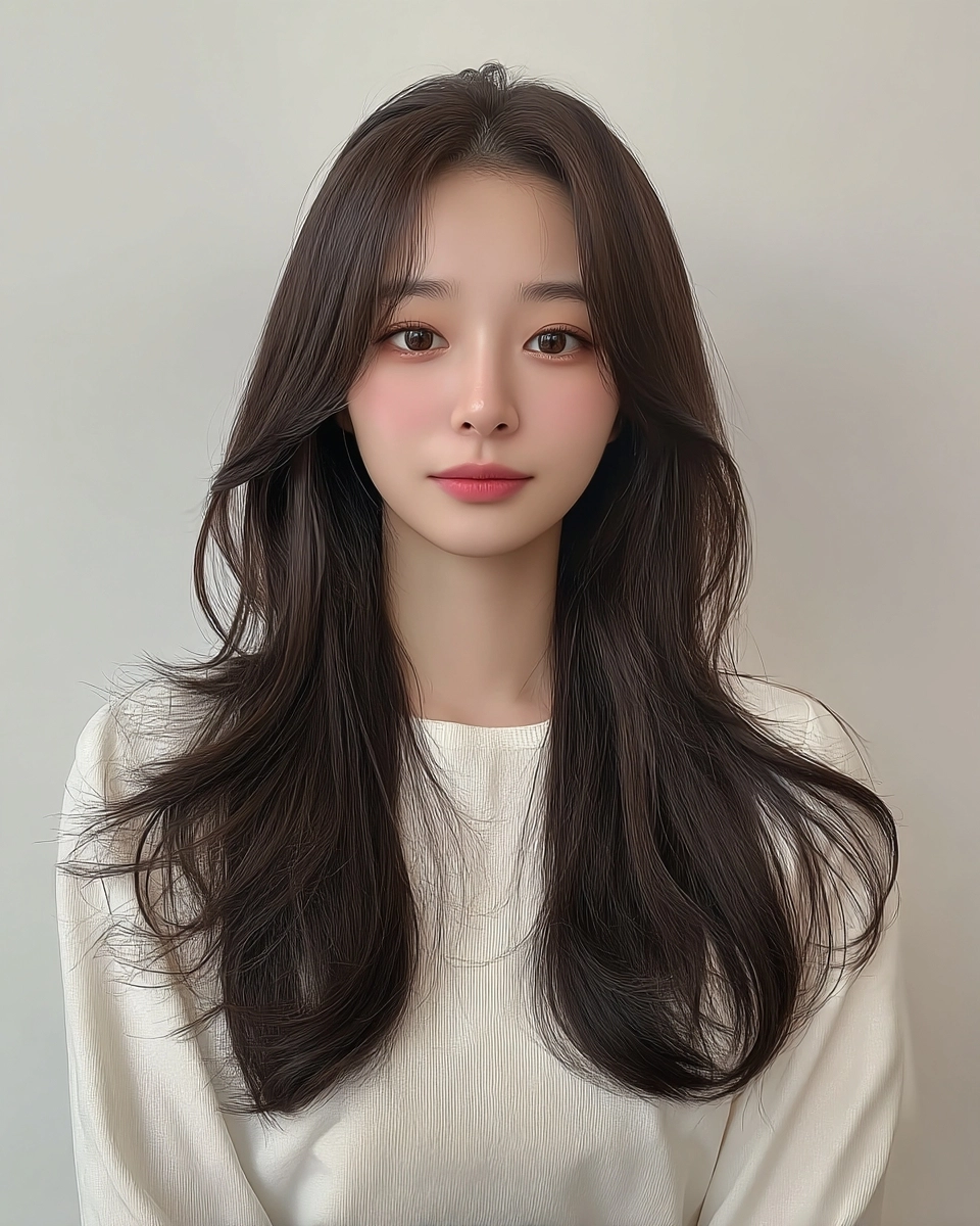 8 Soft Layered Haircuts 2026 | Korea Hair Salon 5 soft layered haircuts Seoul 2026 - Style 3 at Korea Hair Salon Seoul