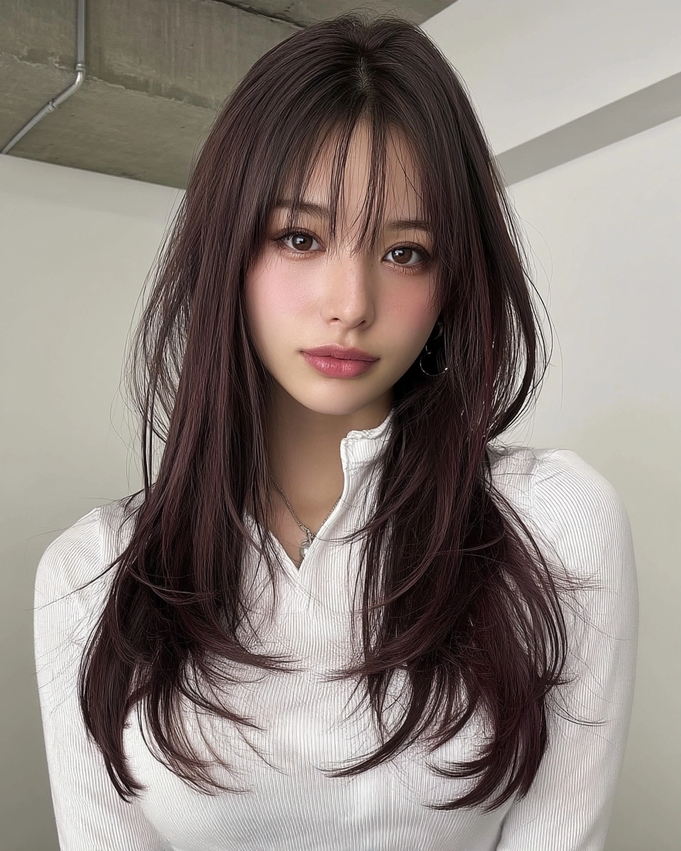 8 Soft Layered Haircuts 2026 | Korea Hair Salon 8 soft layered haircuts Seoul 2026 - Style 5 at Korea Hair Salon Seoul