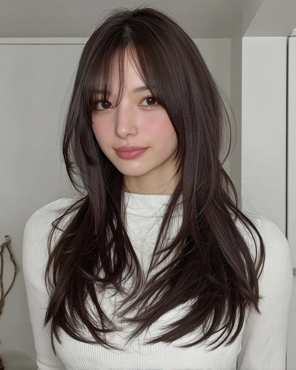 8 Soft Wave Perm Styles 2026 in Korea | Korea Hair Salon 5 soft wave perm Korea 2026 - Style 3 at Korea Hair Salon Seoul