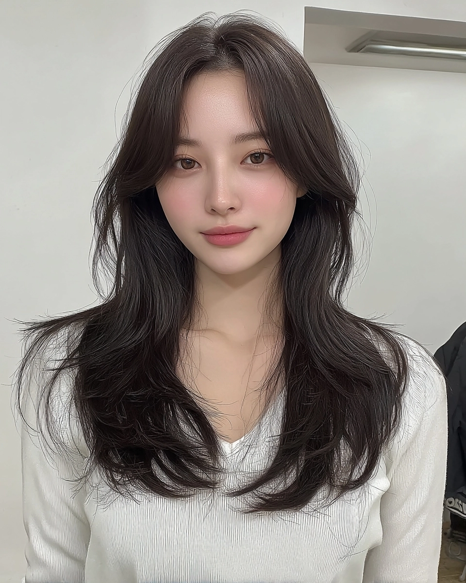 8 Soft Wave Perm Styles 2026 | Korea Hair Salon 3 soft wave perm Seoul 2026 - Style 1 at Korea Hair Salon Seoul