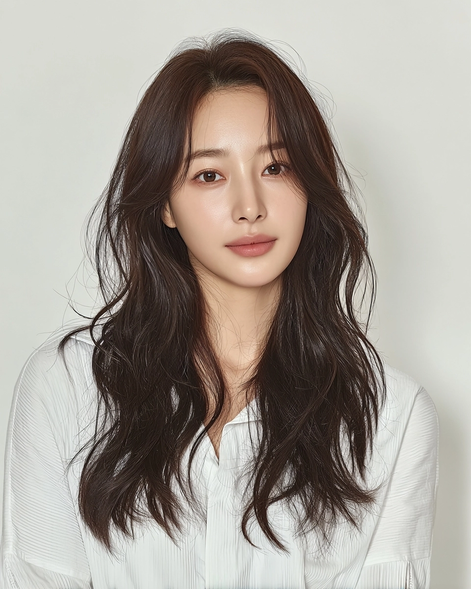 8 Soft Wave Perm Styles 2026 | Korea Hair Salon 4 soft wave perm Seoul 2026 - Style 2 at Korea Hair Salon Seoul