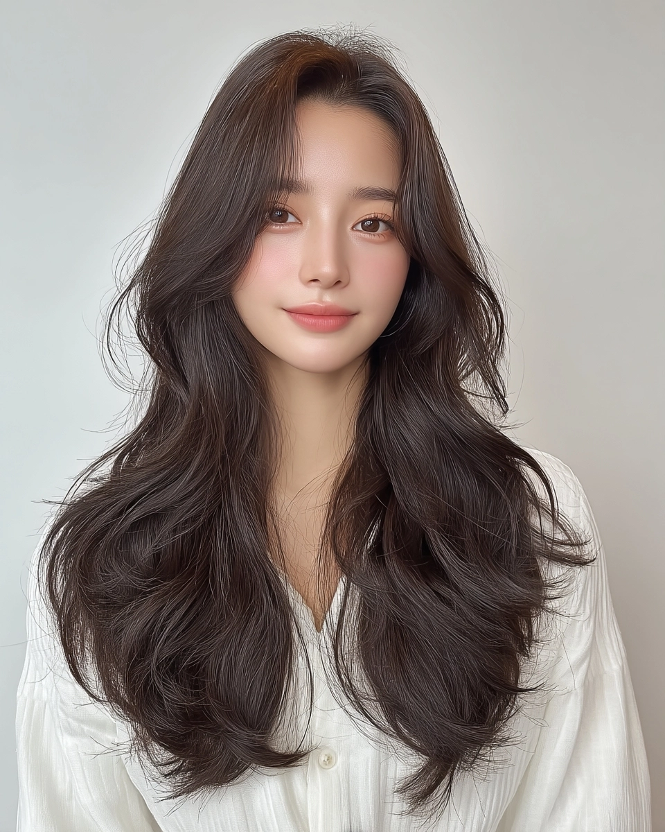 8 Soft Wave Perm Styles 2026 | Korea Hair Salon 5 soft wave perm styles 2026 - Style 3 at Korea Hair Salon Seoul