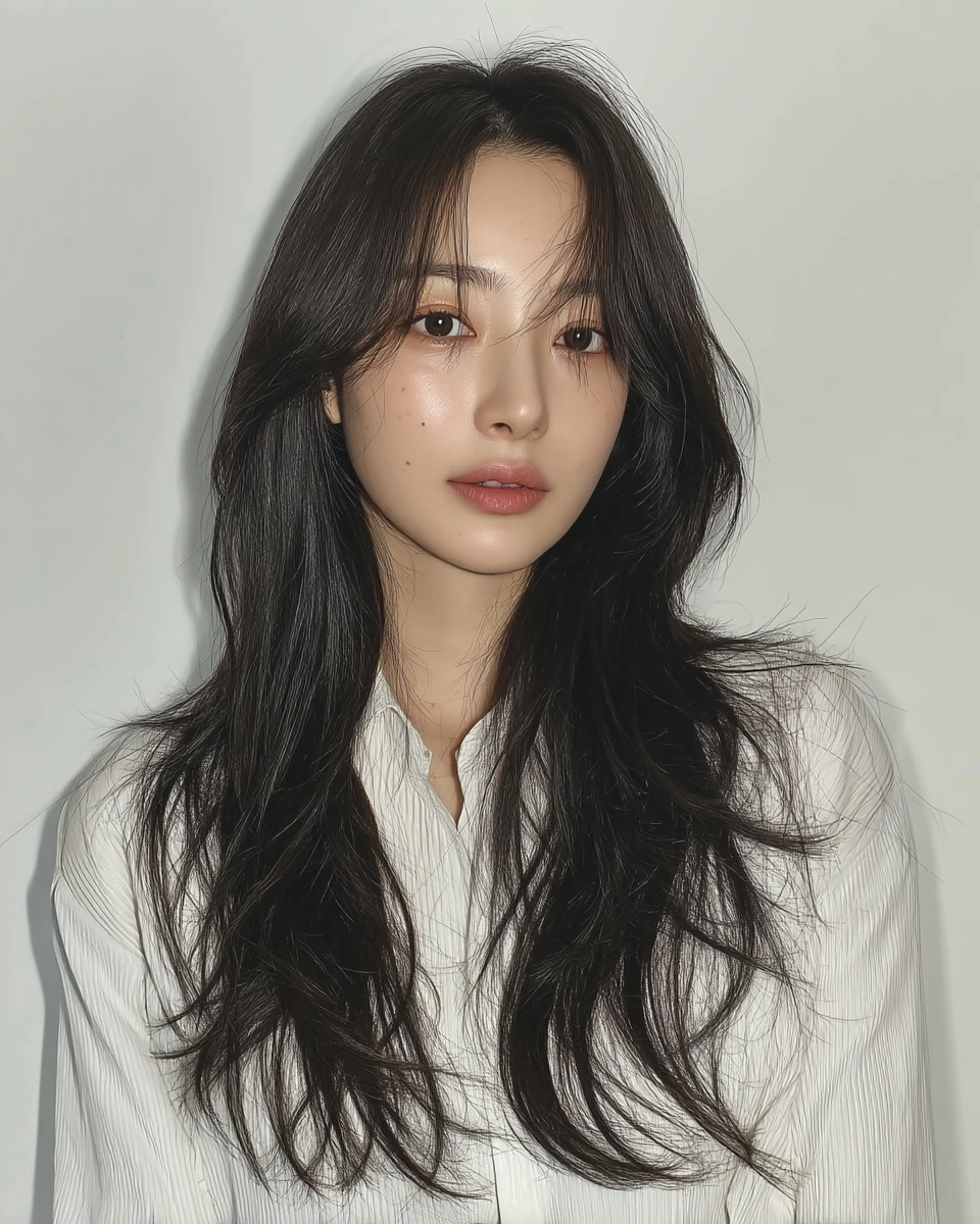 8 Soft Wave Perm Styles 2026 | Korea Hair Salon 5 soft wave perm Korea 2026 - Style 3 at Korea Hair Salon Seoul