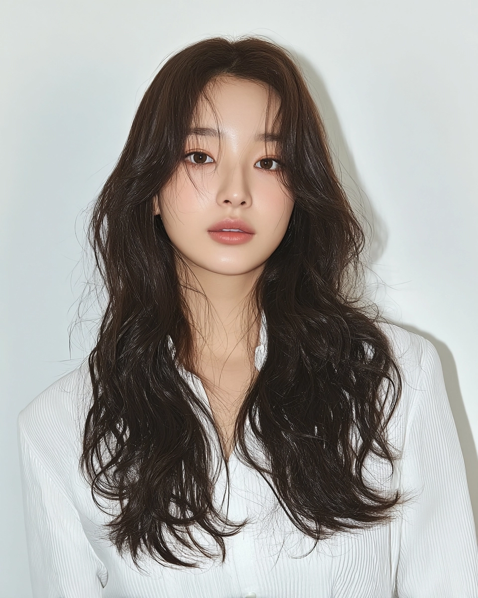 8 Soft Wave Perm Styles 2026 | Korea Hair Salon 7 soft wave perm Korea 2026 - Style 4 at Korea Hair Salon Seoul