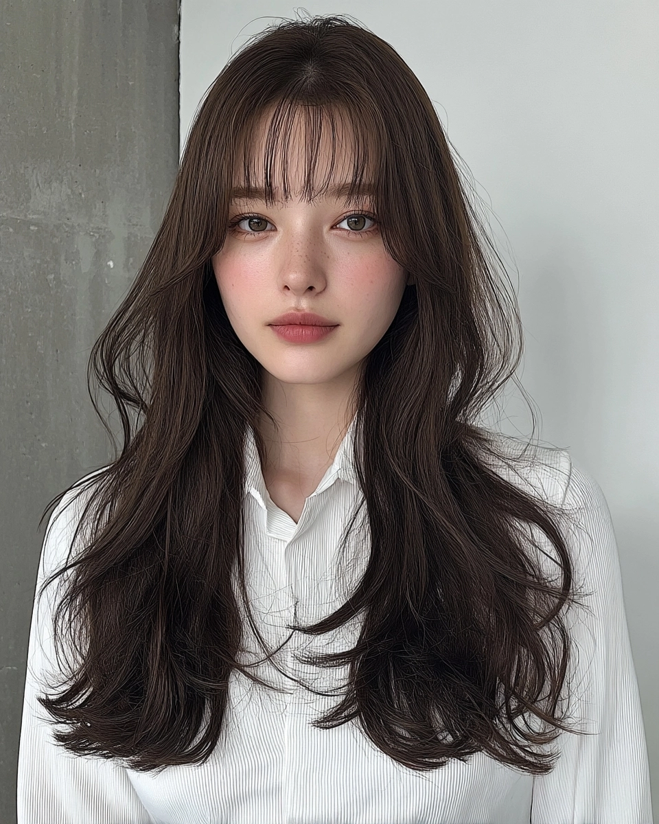 8 Soft Wave Perm Styles 2026 | Korea Hair Salon 7 soft wave perm Korea 2026 - Style 4 at Korea Hair Salon Seoul