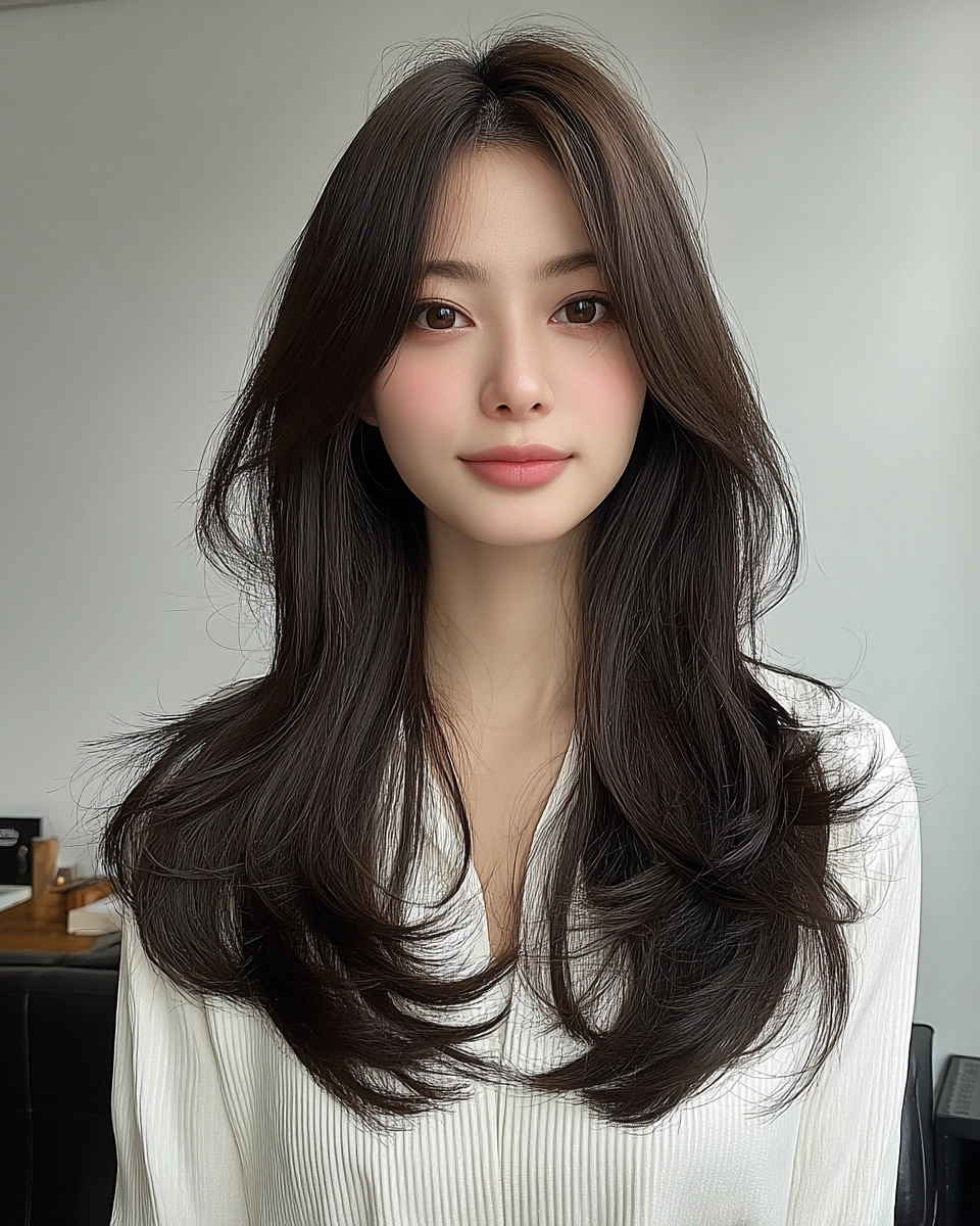 8 Soft Wave Perm Styles 2026 | Korea Hair Salon 7 soft wave perm styles 2026 - Style 4 at Korea Hair Salon Seoul