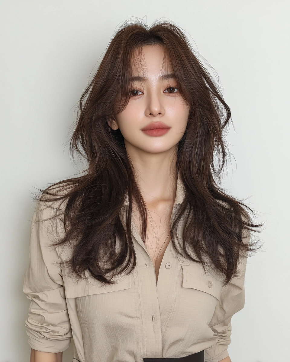 8 Soft Wave Perm Styles 2026 | Korea Hair Salon 9 soft wave perm styles 2026 - Style 6 at Korea Hair Salon Seoul
