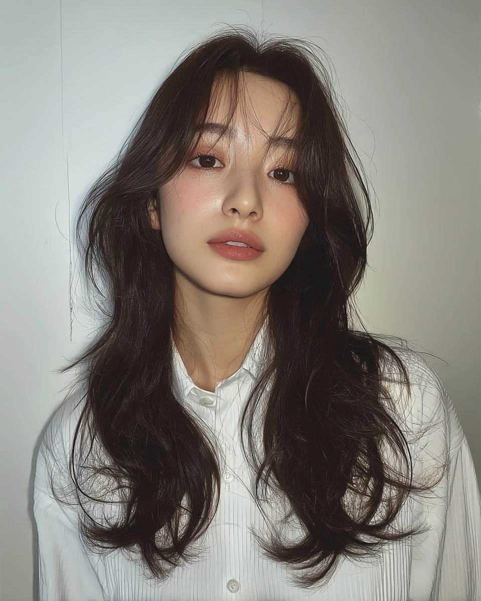 8 Soft Wave Perm Styles 2026 | Korea Hair Salon 9 soft wave perm Korea 2026 - Style 6 at Korea Hair Salon Seoul