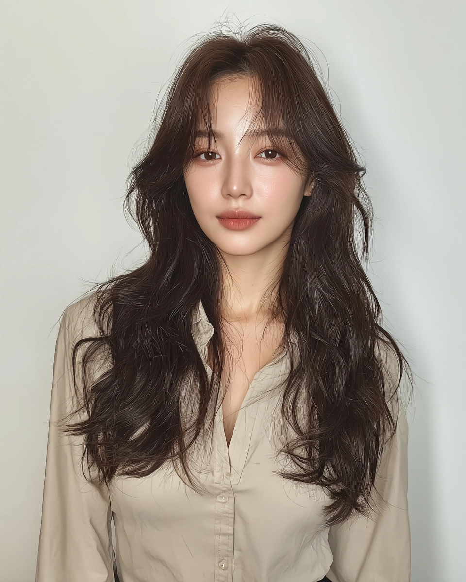 8 Soft Wave Perm Styles 2026 | Korea Hair Salon 10 soft wave perm styles 2026 - Style 7 at Korea Hair Salon Seoul