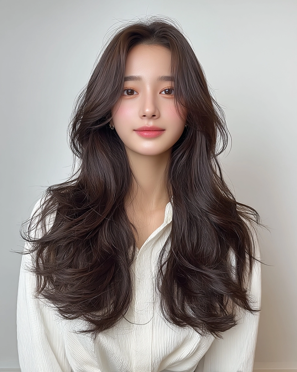 8 Soft Wave Perm Styles 2026 | Korea Hair Salon 11 soft wave perm Seoul 2026 - Style 8 at Korea Hair Salon Seoul