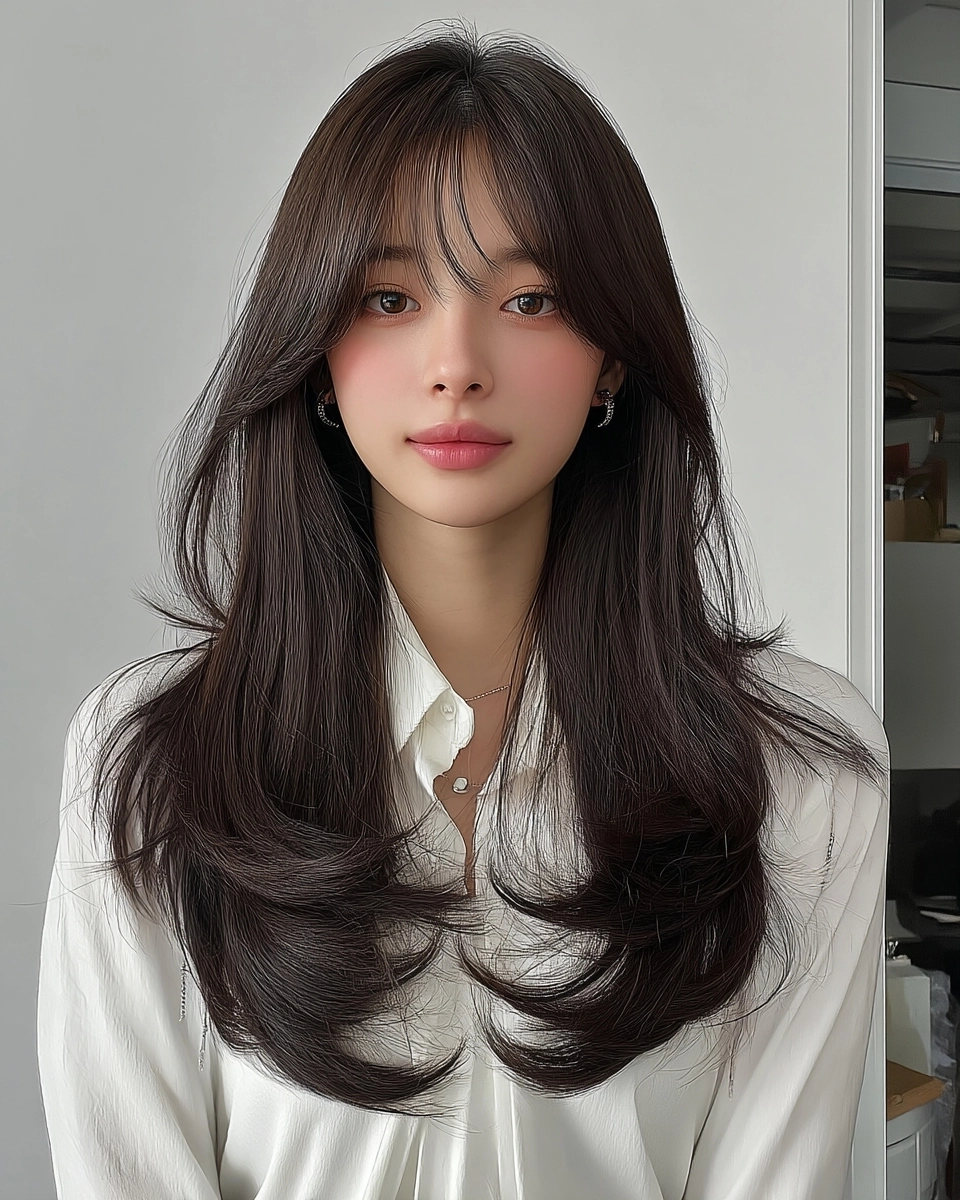 8 Soft Wave Perm Styles for 2026 | Korea Hair Salon 8 soft wave perm 2026 - Style 5 at Korea Hair Salon Seoul