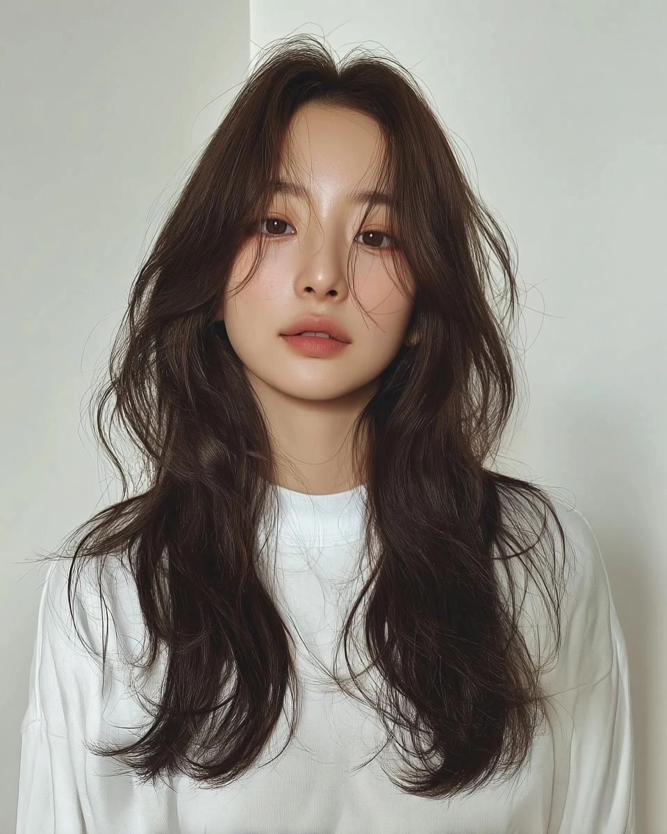 8 Soft Wave Perm Styles for 2026 | Korea Hair Salon 11 soft wave perm 2026 - Style 8 at Korea Hair Salon Seoul