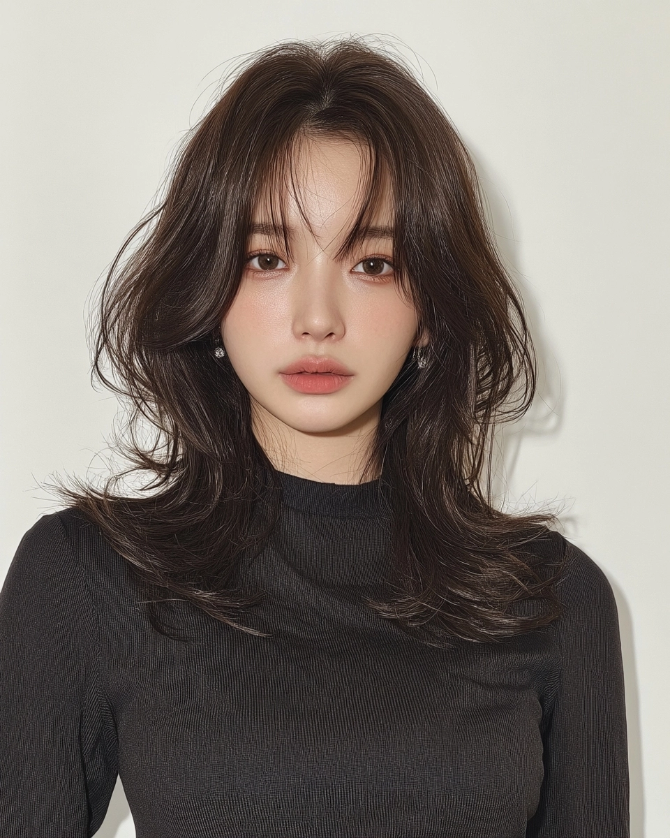 8 Stunning Autumn Wavy Styles 2026 | Korea Hair Salon 4 autumn wavy styles 2026 - Style 2 at Korea Hair Salon Seoul