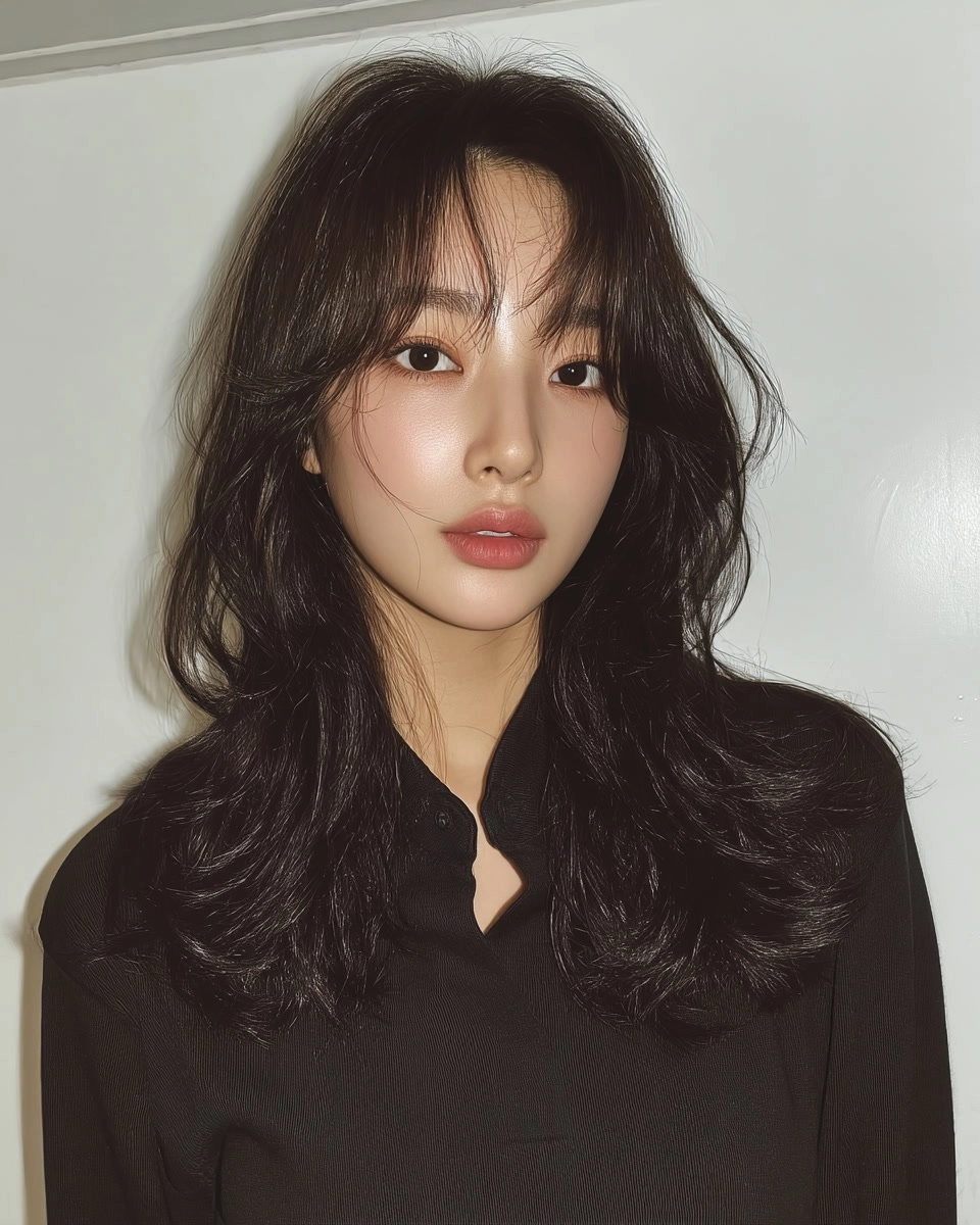 8 Stunning Autumn Wavy Styles 2026 | Korea Hair Salon 9 autumn wavy styles 2026 - Style 6 at Korea Hair Salon Seoul