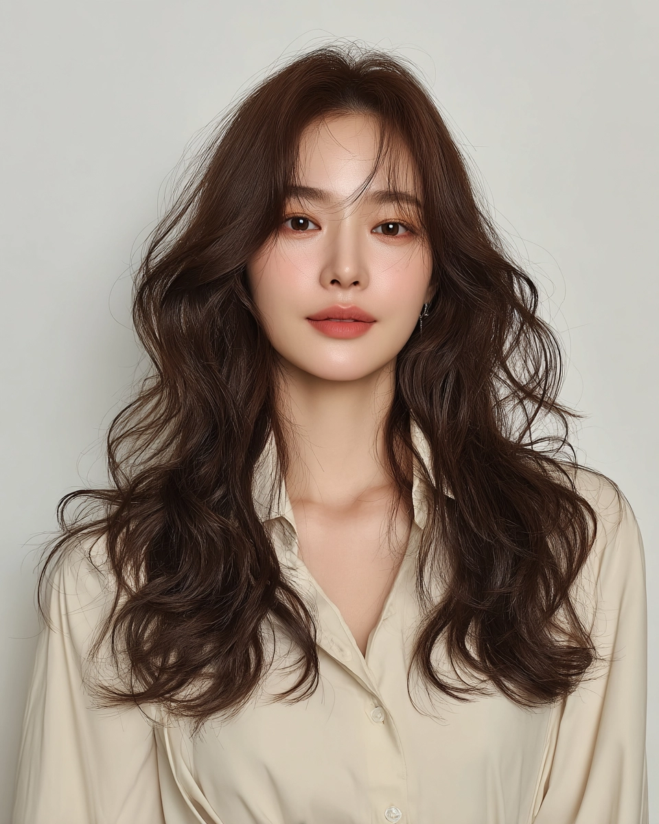 8 Stunning Autumn Wavy Styles 2026 | Korea Hair Salon 11 autumn wavy styles 2026 - Style 8 at Korea Hair Salon Seoul