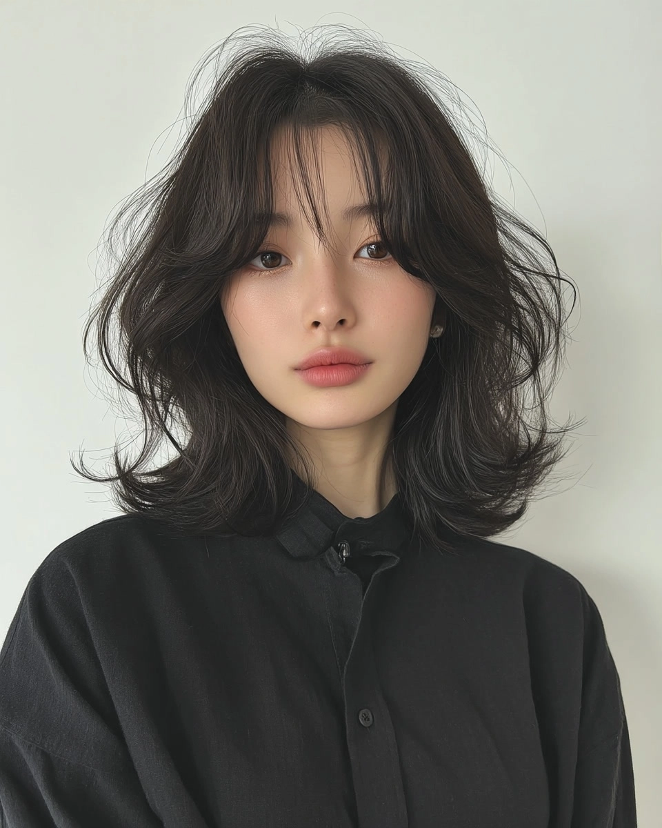 8 Stunning Korean Soft Wave Styles 2026 | Korea Hair Salon 5 Korean soft wave styles 2026 - Style 3 at Korea Hair Salon Seoul