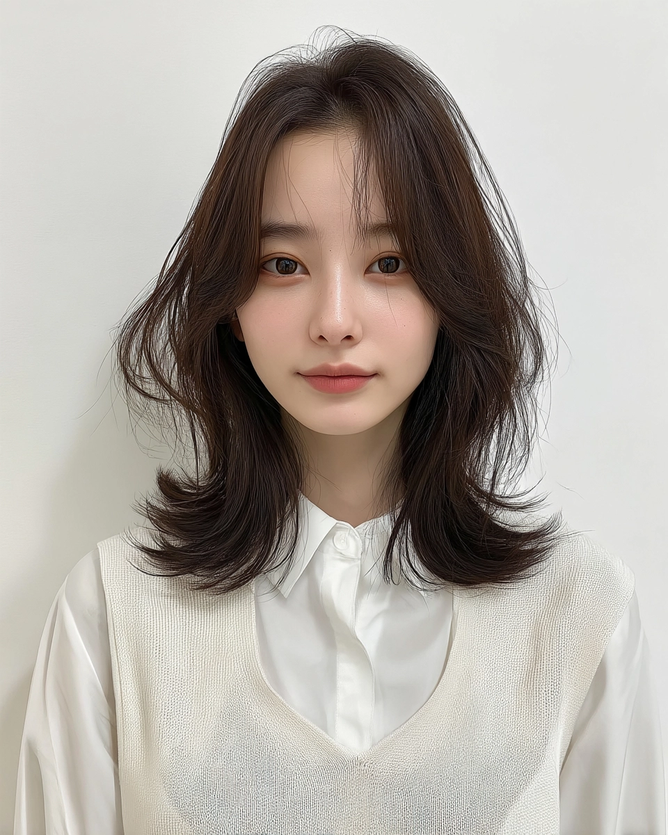8 Stunning Korean Soft Wave Styles 2026 | Korea Hair Salon 7 Korean soft wave styles 2026 - Style 4 at Korea Hair Salon Seoul