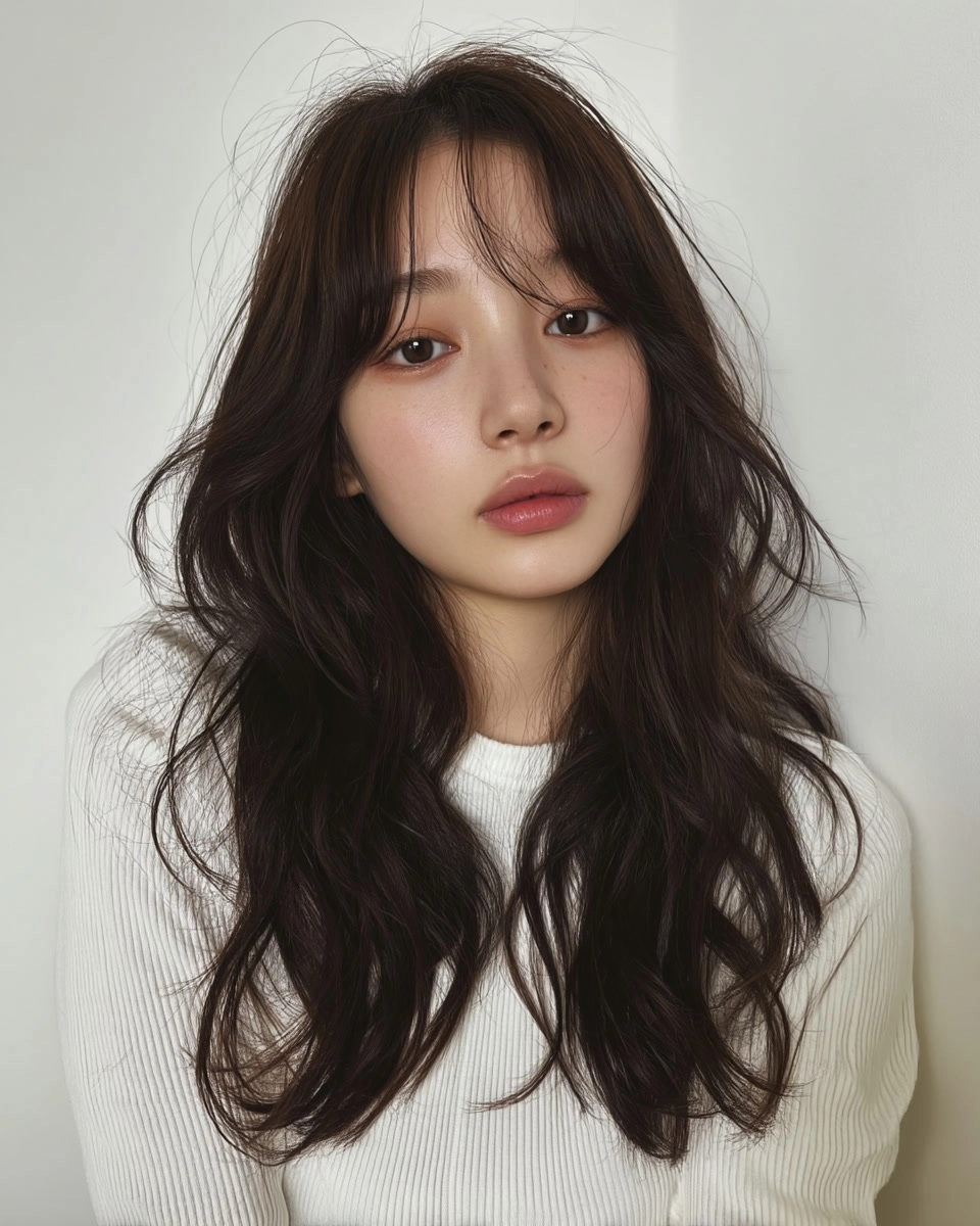 8 Stunning Korean Soft Wave Styles 2026 | Korea Hair Salon 9 Korean soft wave styles 2026 - Style 6 at Korea Hair Salon Seoul