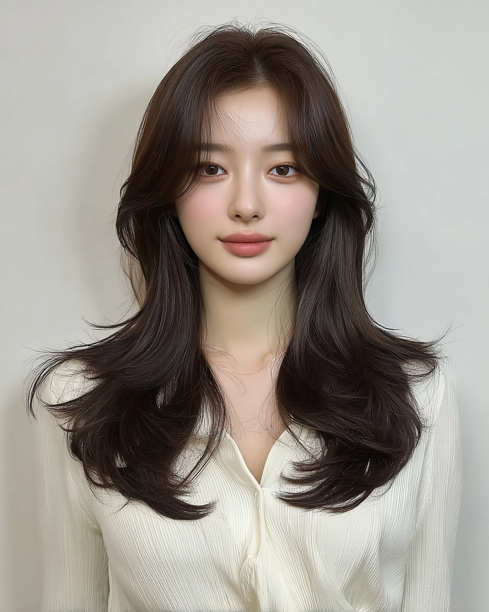 8 Stunning Layered Cuts for Fall 2026 | Korea Hair Salon 5 layered cuts for Fall 2026 - Style 3 at Korea Hair Salon Seoul