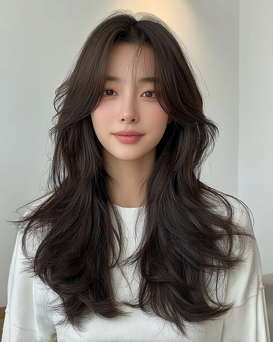 8 Stunning Layered Cuts for Fall 2026 | Korea Hair Salon 7 layered cuts for Fall 2026 - Style 4 at Korea Hair Salon Seoul