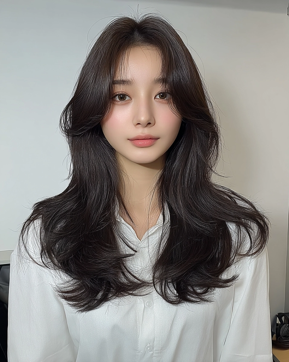 8 Stunning Layered Cuts for Fall 2026 | Korea Hair Salon 8 layered cuts for Fall 2026 - Style 5 at Korea Hair Salon Seoul