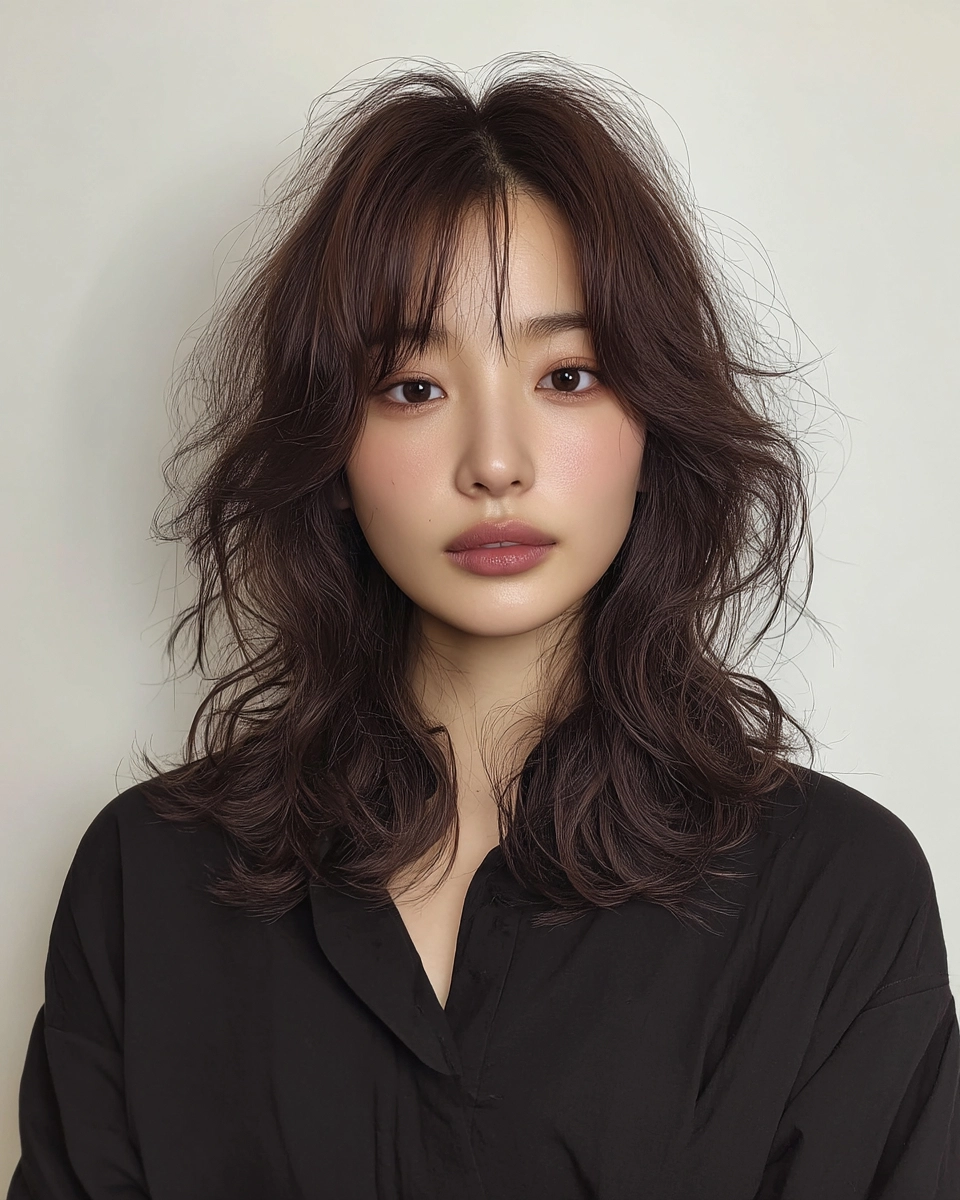 8 Stunning Layered Haircuts for Spring 2026 | Korea Hair Salon 3 layered haircuts spring 2026 - Style 1 at Korea Hair Salon Seoul