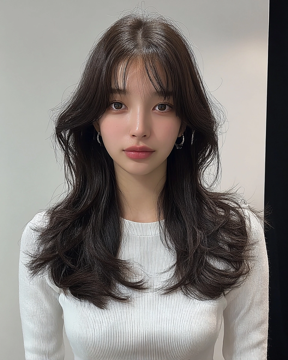 8 Stunning Layered Haircuts for Spring 2026 | Korea Hair Salon 4 layered haircuts spring 2026 - Style 2 at Korea Hair Salon Seoul