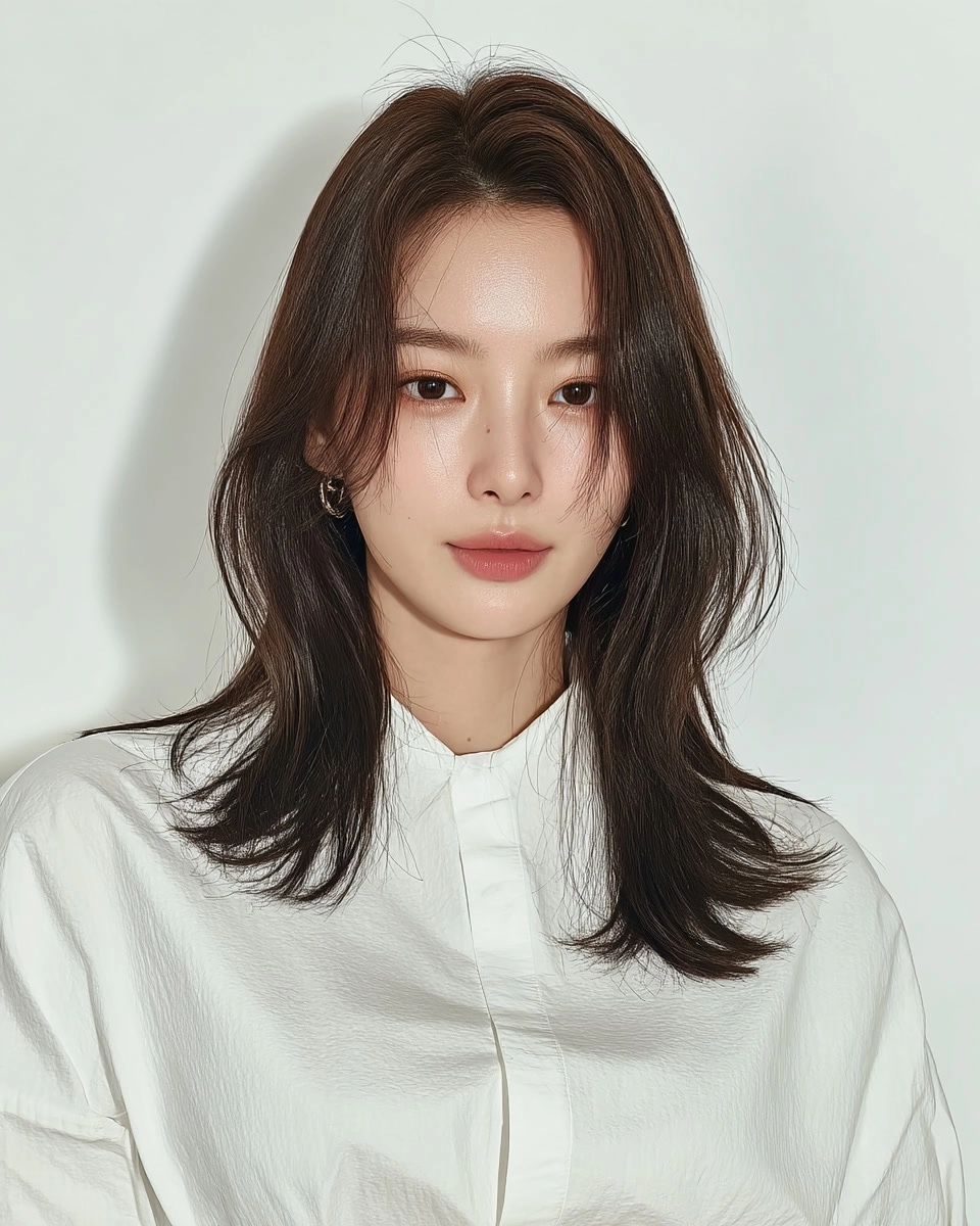8 Stunning Layered Haircuts for Spring 2026 | Korea Hair Salon 7 layered haircuts spring 2026 - Style 4 at Korea Hair Salon Seoul