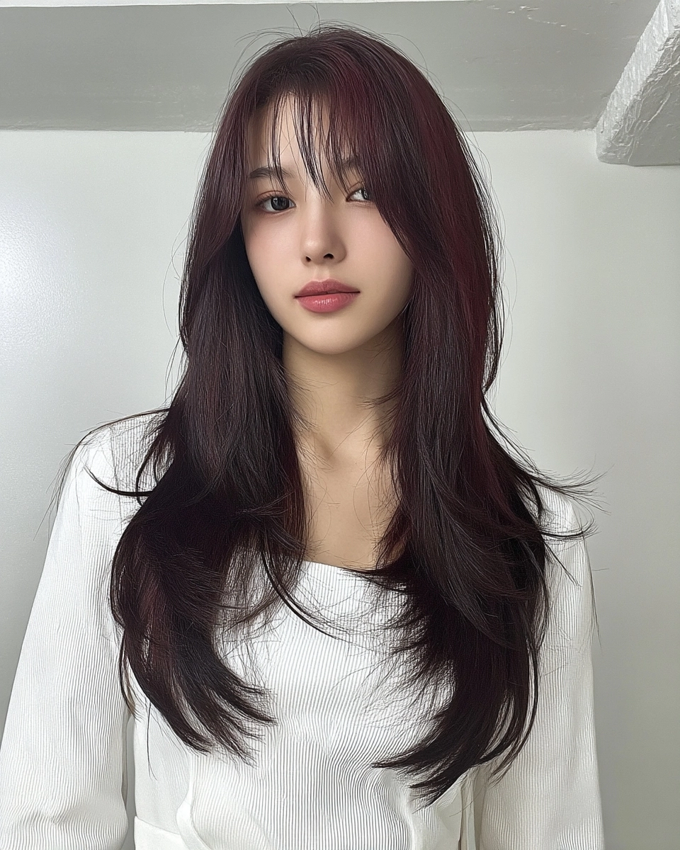 8 Stunning Layered Haircuts for Spring 2026 | Korea Hair Salon 8 layered haircuts spring 2026 - Style 5 at Korea Hair Salon Seoul