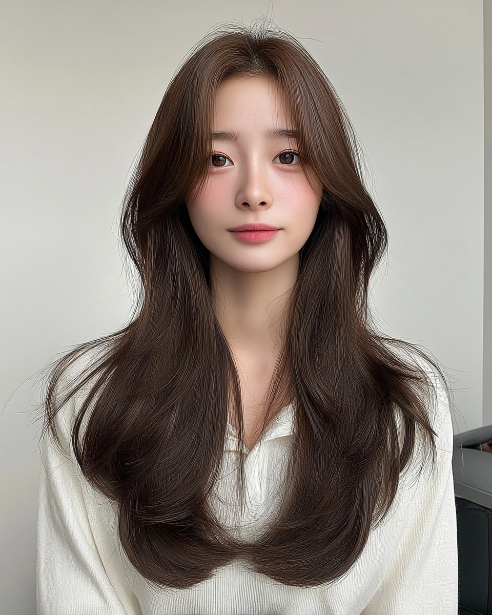 8 Stunning Layered Haircuts for Spring 2026 | Korea Hair Salon 10 layered haircuts spring 2026 - Style 7 at Korea Hair Salon Seoul