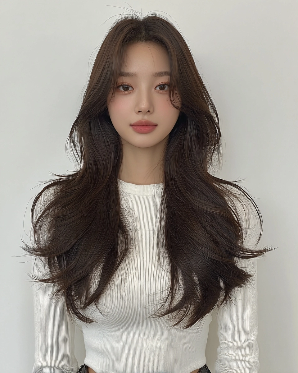 8 Stunning Layered Haircuts for Spring 2026 | Korea Hair Salon 11 layered haircuts spring 2026 - Style 8 at Korea Hair Salon Seoul