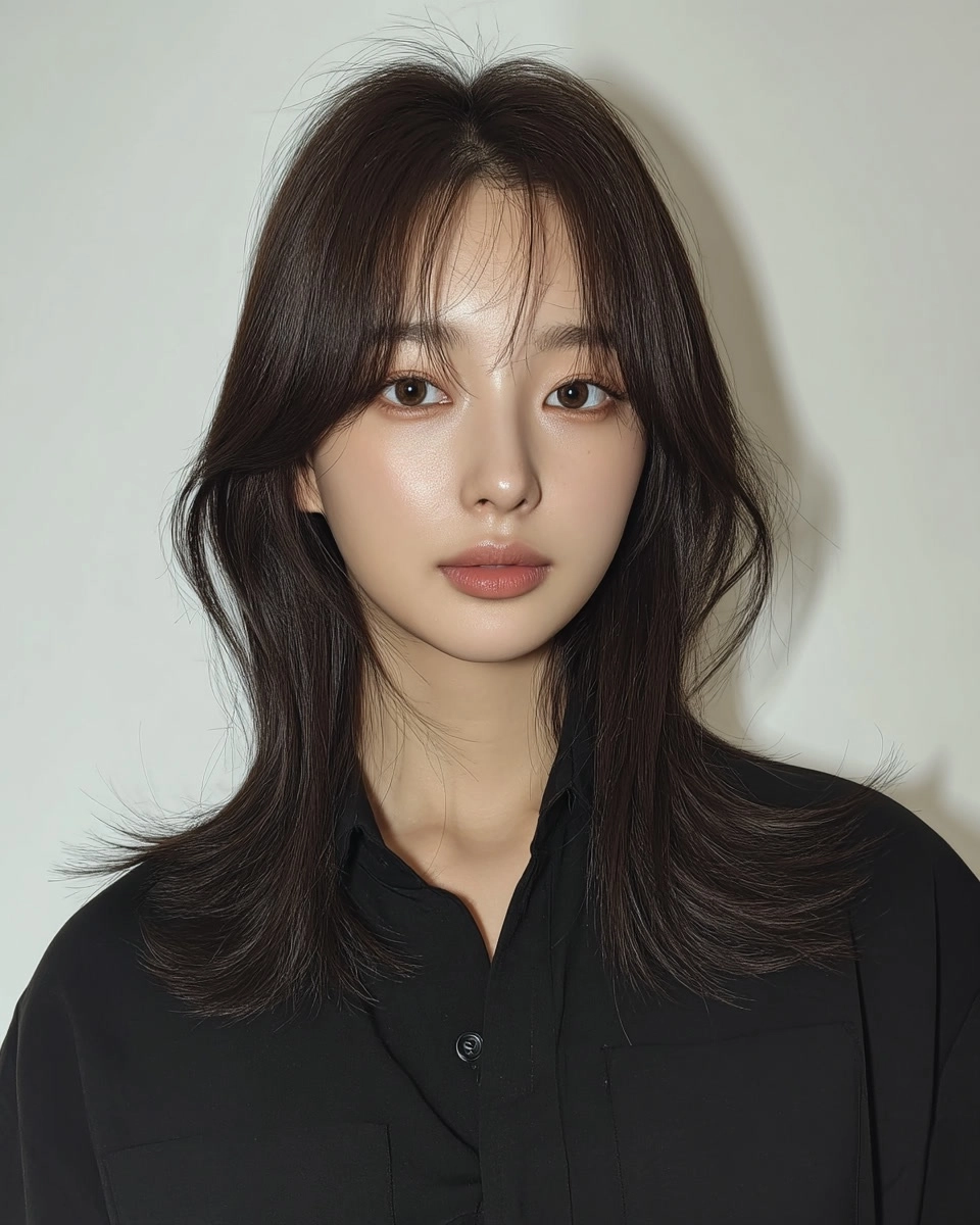 8 Stunning Layered Haircuts Seoul 2026 | Korea Hair Salon 5 layered haircuts Seoul 2026 - Style 3 at Korea Hair Salon Seoul