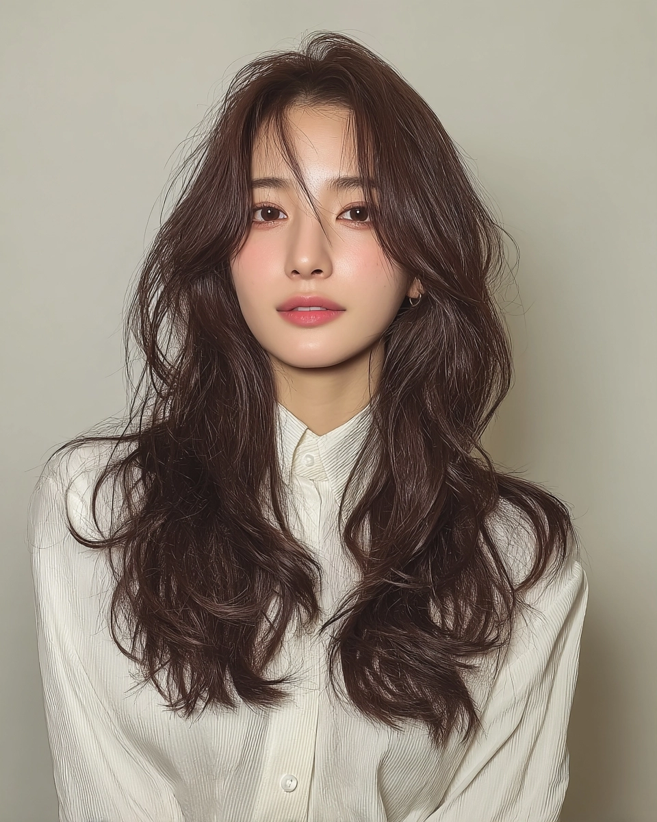 8 Stunning Layered Haircuts Seoul 2026 | Korea Hair Salon 7 layered haircuts Seoul 2026 - Style 4 at Korea Hair Salon Seoul
