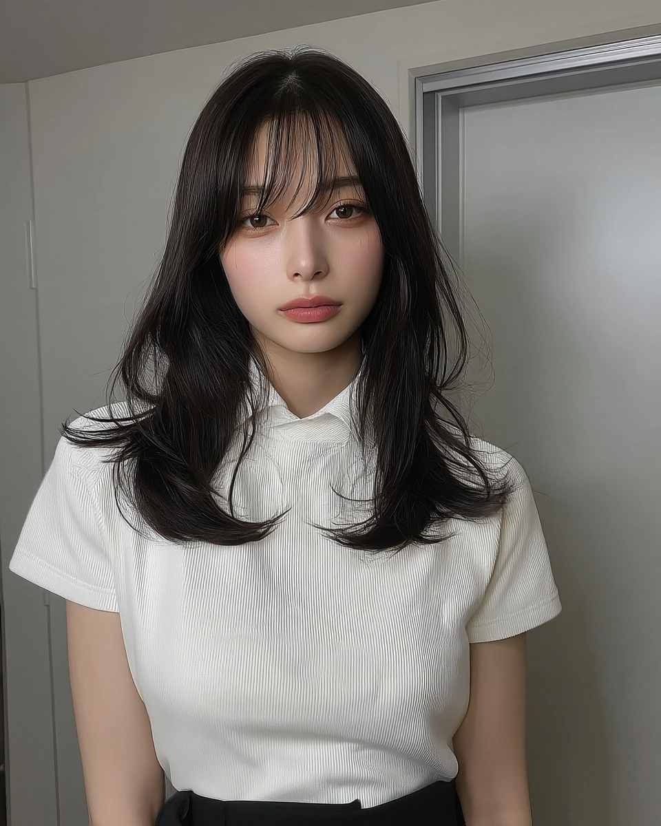 8 Stunning Layered Haircuts Seoul 2026 | Korea Hair Salon 11 layered haircuts Seoul 2026 - Style 8 at Korea Hair Salon Seoul