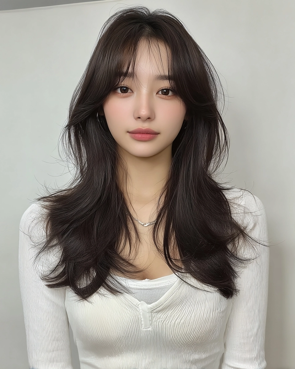 8 Stunning Layered Korean Hairstyles 2026 | Korea Hair Salon 11 layered Korean hairstyles 2026 - Style 8 at Korea Hair Salon Seoul